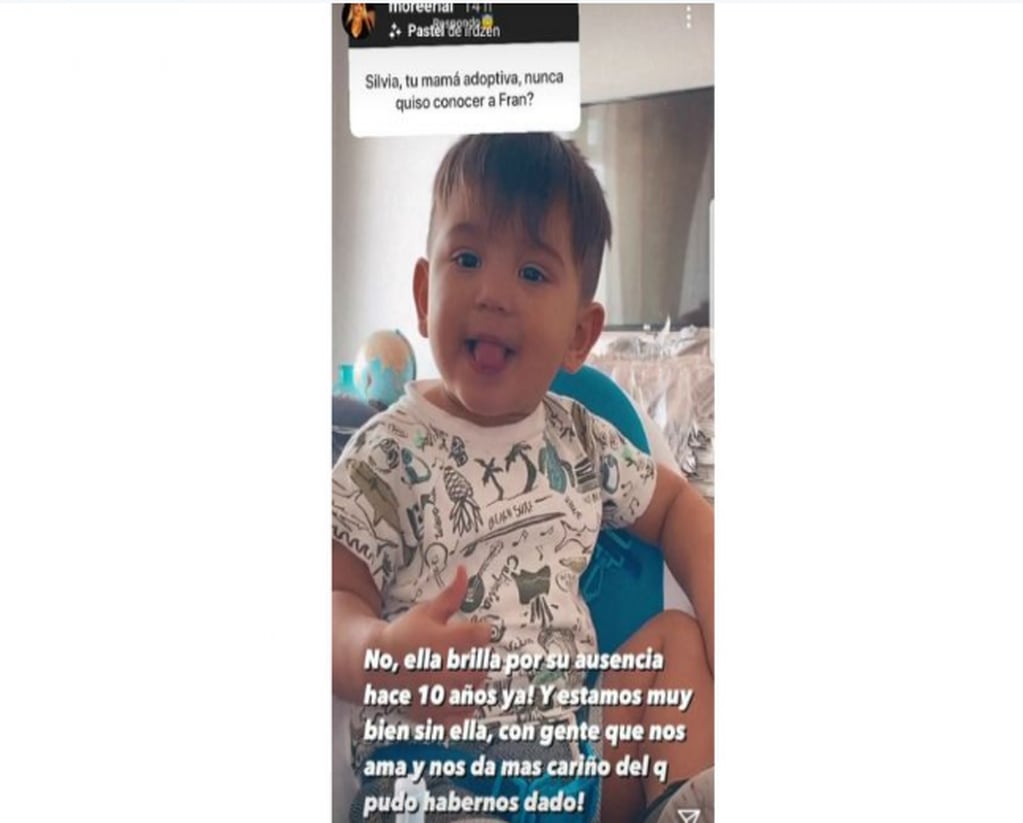 Morena Rial respondió la pregunta de un seguidor de Instagram.