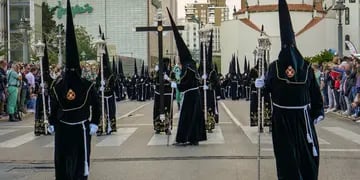 Procesión Nazarenos en Málaga
