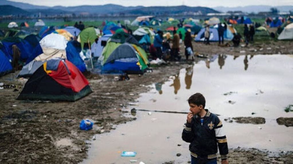 La deplorable vida de los niños en los campamentos de refugiados en Grecia. Gentileza / Diario de Sevilla