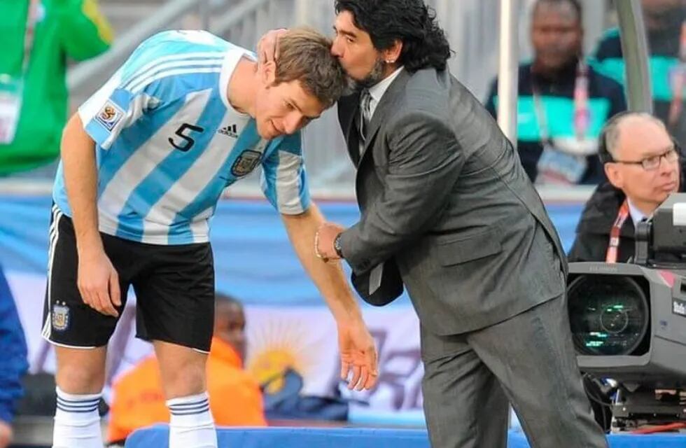 Mario Bolatti fue clave para llevar a la Selección al Mundial 2010. Ahora quiere reencontrarse con Maradona. / archivo