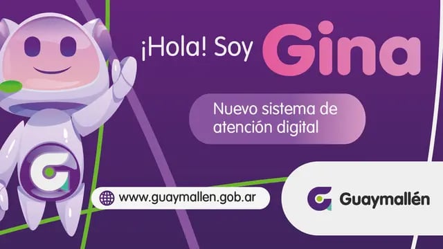 Gina asistente virtual de Guaymallén