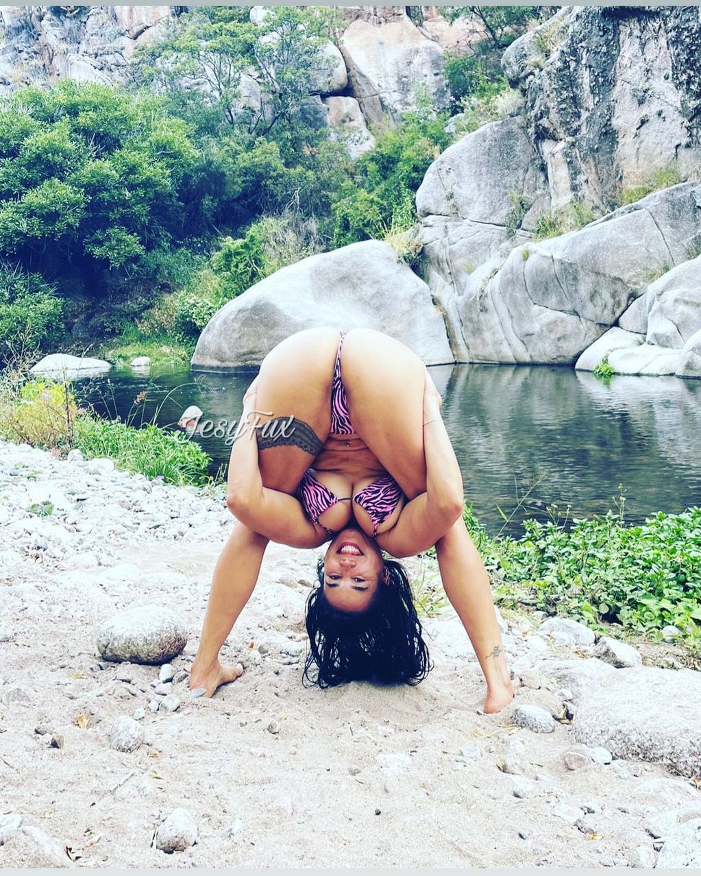 La modelo y actriz porno mostró toda su retaguardia en Instagram