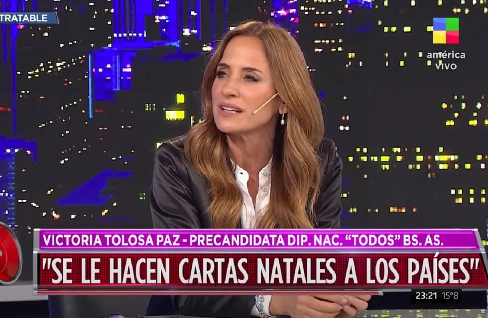 Victoria Tolosa Paz asoció el 11-S con la astrología. / América TV