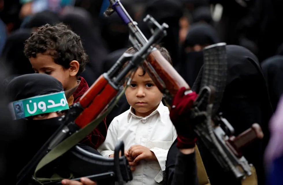 Los niños y las armas en Yemen