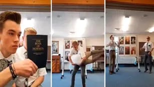 Video: baile y piruetas, la divertida forma de dos mormones para predicar su religión