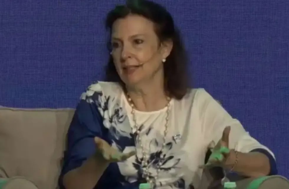 Diana Mondino, futura canciller del presidente electo Javier Milei, en la 29° Conferencia Industrial. Foto: Gentileza