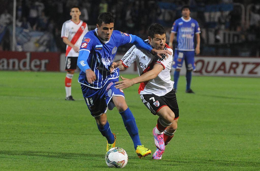 En 2014, Godoy Cruz quedó eliminado en primera fase ante River Plate.