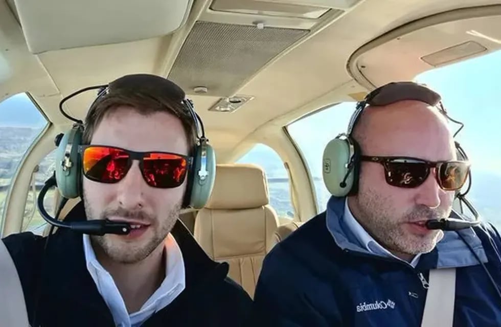 Leandro Ferraris y Guillermo Tuymans pilotaban y trabajaban juntos desde hacía varios años. Foto: Instagram / leoferraris_airshow