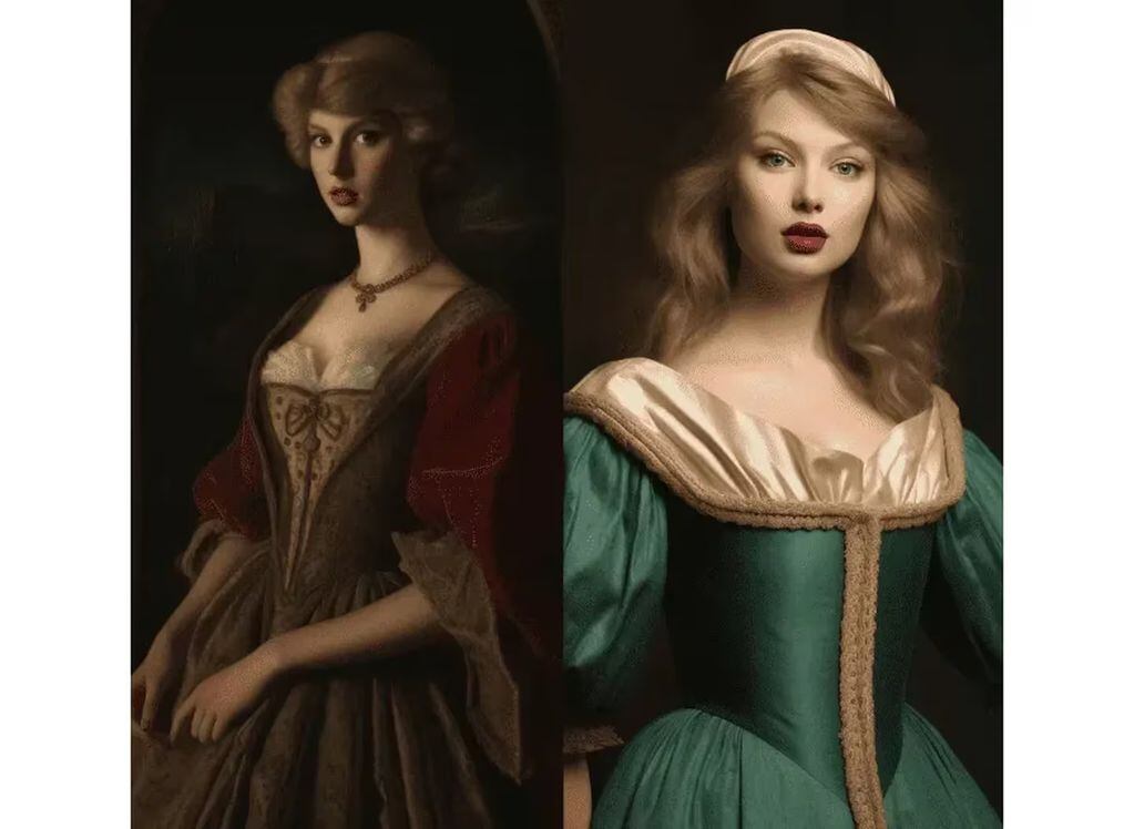 Así luciría Taylor Swift si fuera pintada por Leonardo da Vinci