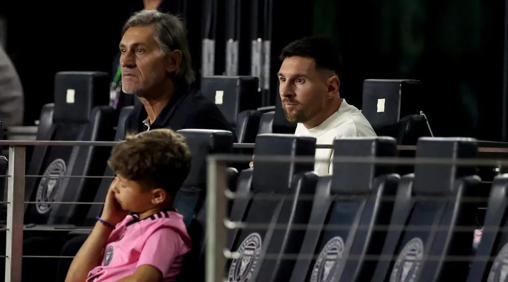 Messi en el último partido del Inter Miami (Prensa)