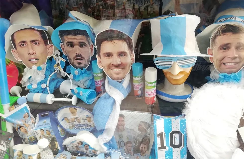 Cotillón de Argentina para el Mundial (Imagen ilustrativa / Web)