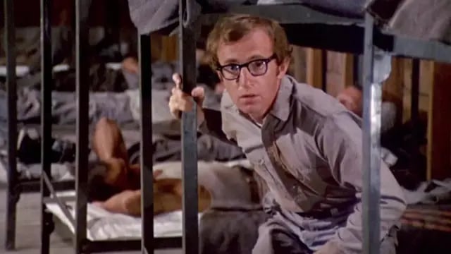"Robó, huyó y lo pescaron", "Toma el dinero y corre" (Take the Money and Run, 1969) de Woody Allen