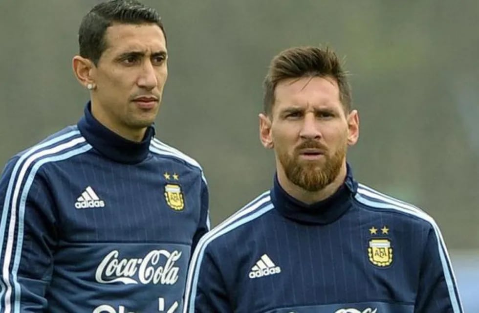 Lionel Messi y Angel Di María, rosarionos y compañeros de selección. ¿Jugarán juntos en el PSG? / Gentileza.