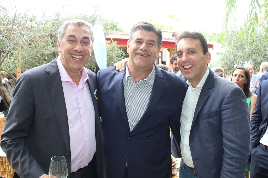 Enrique Vaquié, Mario Abed y Tadeo García Salazar.