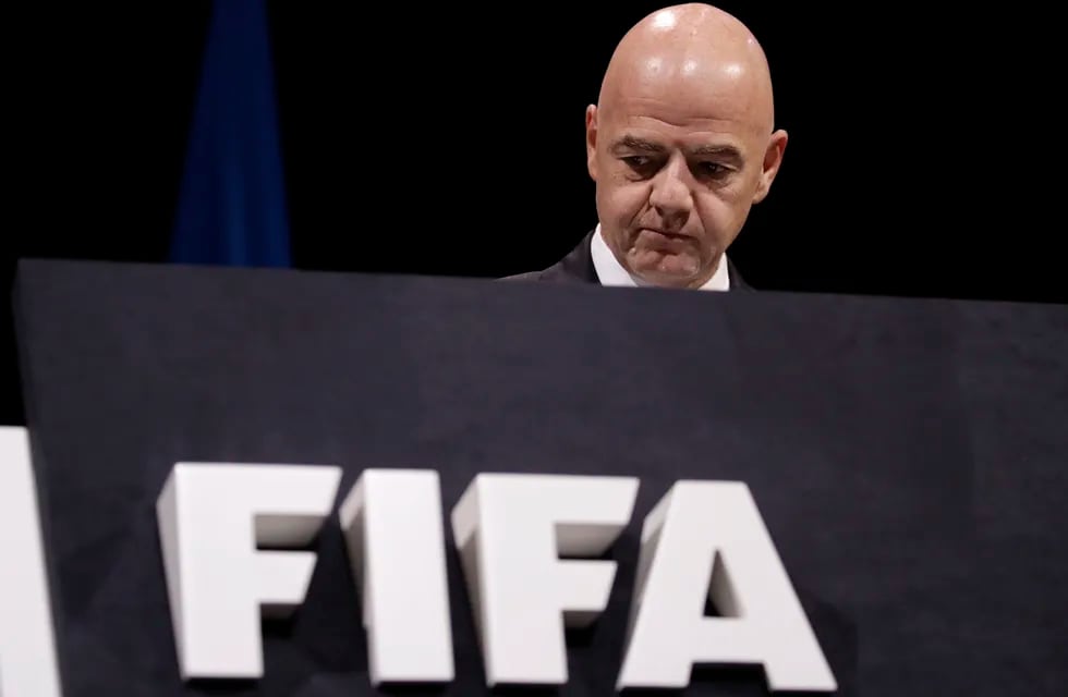 ARCHIVO - El presidente de la FIFA Gianni Infantino previo al inicio del Congreso de la FIFA, el miércoles 5 junio de 2019. (AP Foto/Alessandra Tarantino)
