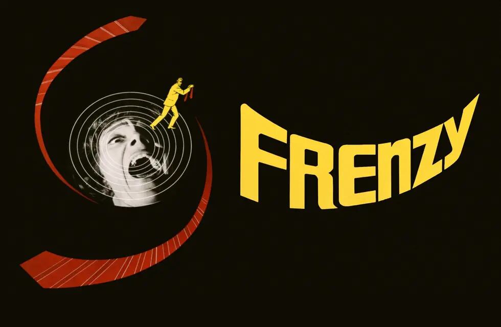 Póster de "Frenesí" (Frenzy, 1972) de Alfred Hitchcock