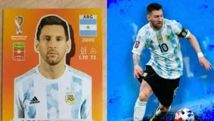 Lionel Messi en las figuritas