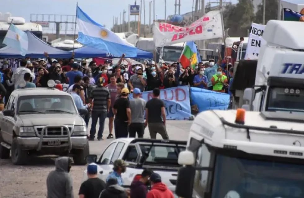 Protestas y bloqueos en Neuquén - Gentileza / LM Neuquén