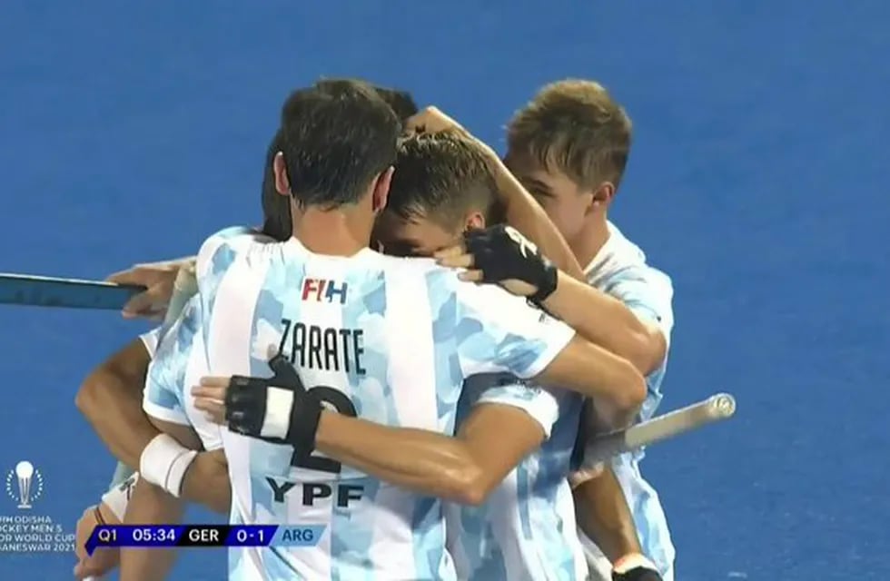 Con gol de Lautaro Domene, Argentina vence a Alemania en la final del Mundial Junior, que se desarrolla en la India.