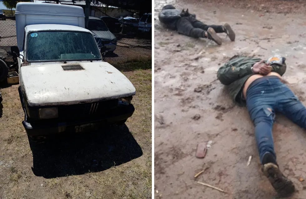 La Policía desmanteló un desarmadero en Maipú y encontró varios autos robados. Ministerio de Seguridad.