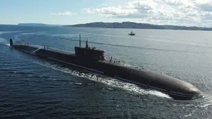 Submarino ruso nuclear ruso K-329 Belgorod