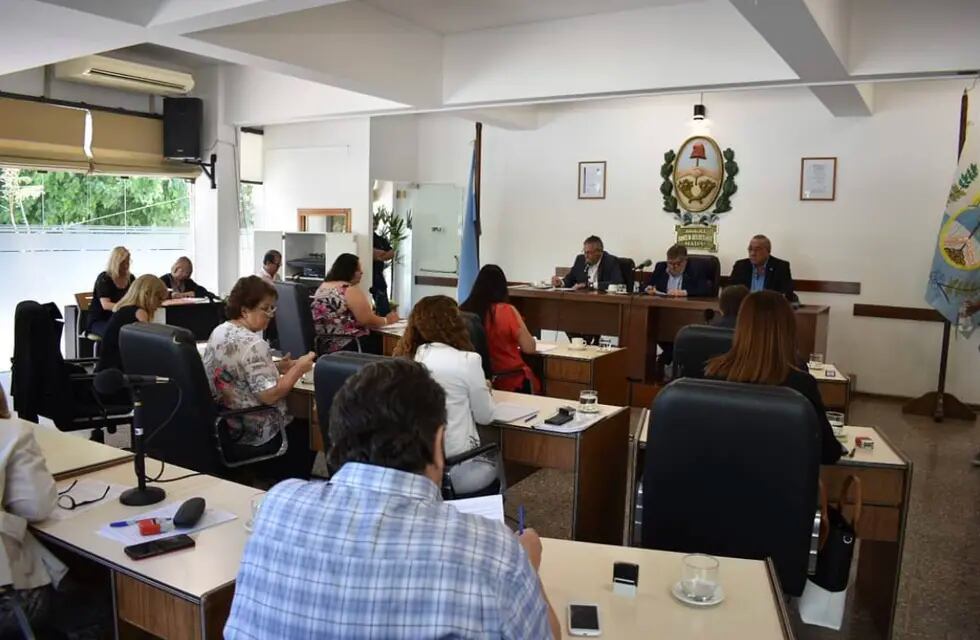 Sesión del Honorable Concejo Deliberante de Maipú. / archivo