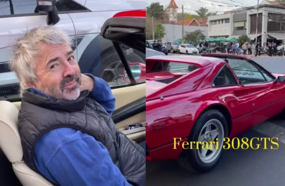 El conductor aconsejó a los jóvenes que desean adquirir un Ferrari en el futuro que trabajen y se esfuercen mucho. Foto: Captura video