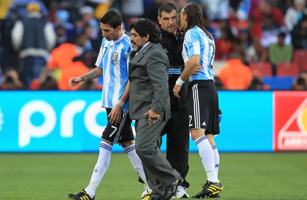La respuesta de Ángel Di María a Maradona tras las duras críticas
