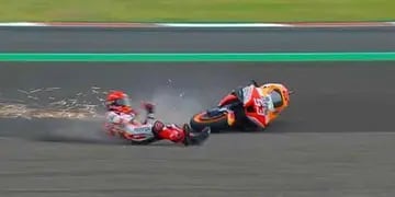 MotoGP: Márquez con problemas de visión tras el accidente de Indonesia