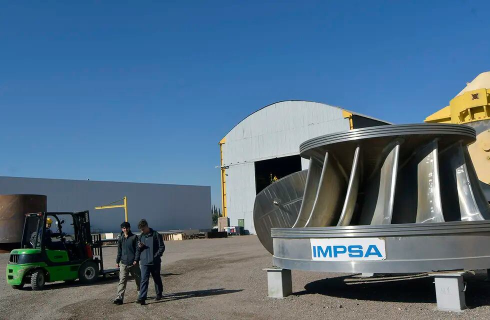 Empresa IMPSA Industria Metalurgica Pescarmona. Foto: Orlando Pelichotti