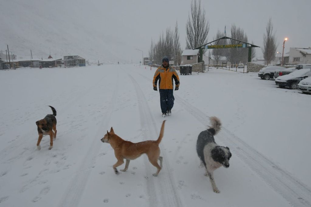 Continua el paso a Chile cerrado por las intensas nevadas Foto: Ignacio Blanco / Los Andes