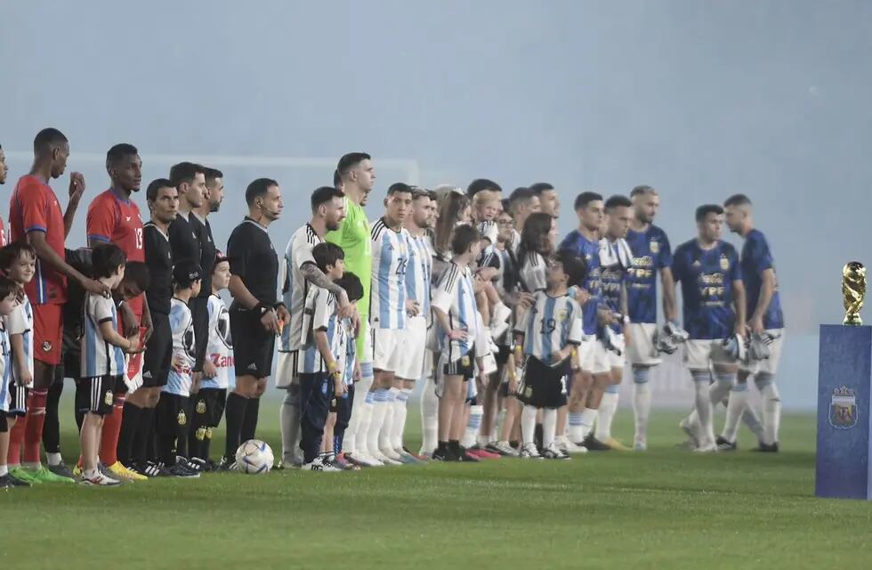 Selección Argentina ante Panamá. / Federico Lopez Claro.