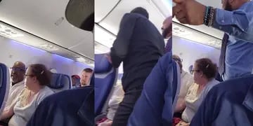 Hombre comenzó a gritar en un vuelo porque el llanto de un bebé lo molestaba