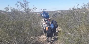 Rescataron a un ciclista en Luján