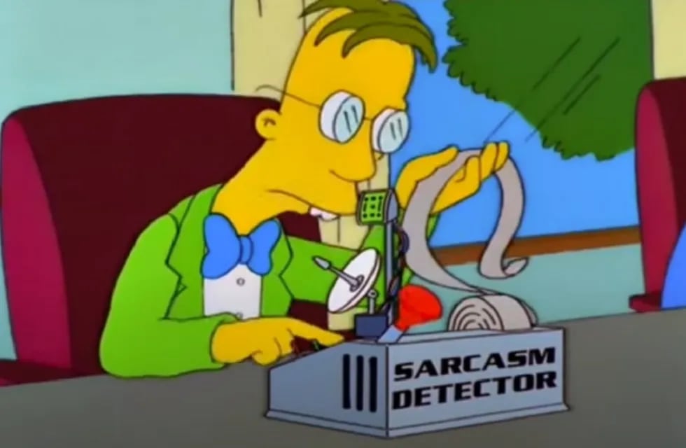 Los Simpson predijeron un detector de sarcasmo desarrollado con IA