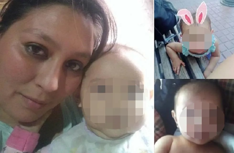En la foto, Isabel Ortiz, madre de Naiara, la nena asesinada en Rivadavia - Facebook