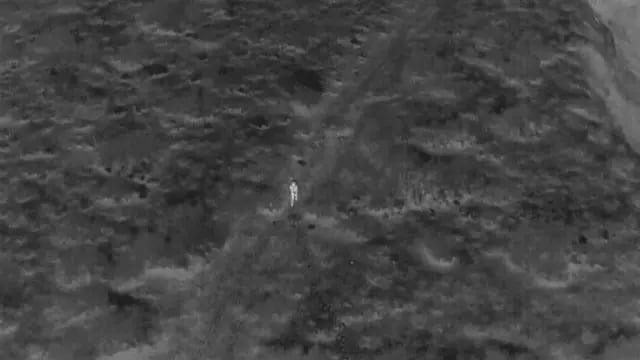 Rescataron con un drone a un hombre que se había perdido