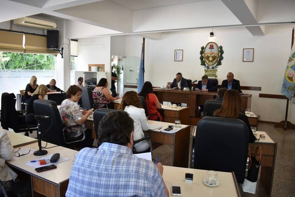 Sesión del Honorable Concejo Deliberante de Maipú. / archivo