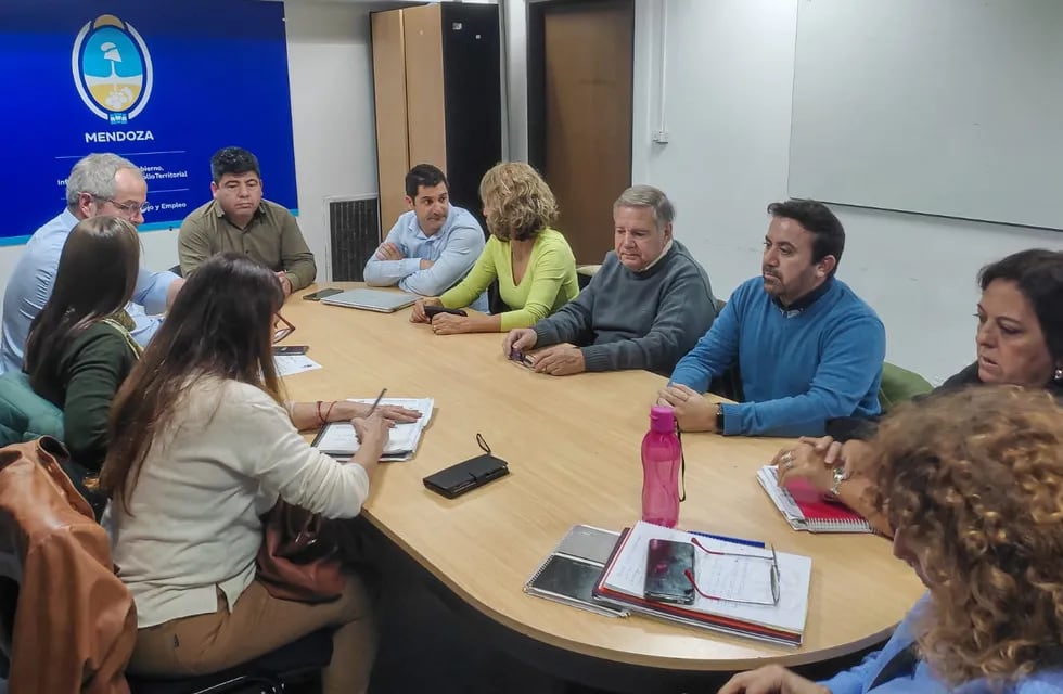 El gremio se volverá a reunir el lunes 29 de abril en la Subsecretaría de Trabajo. - Foto Gobierno de Mendoza