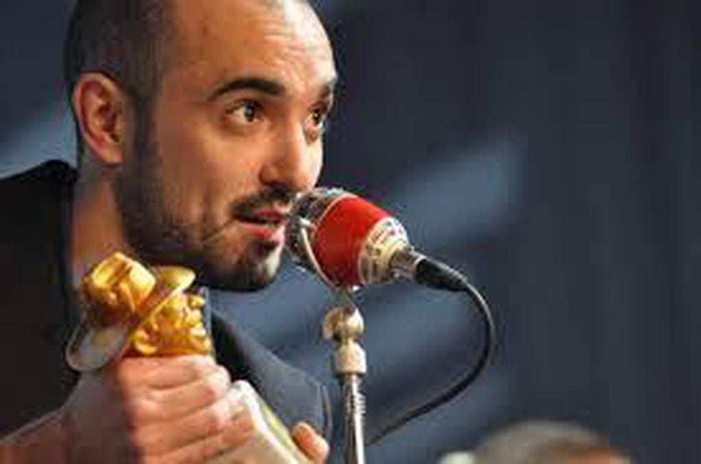 Abel Pintos en los Premios Gardel.