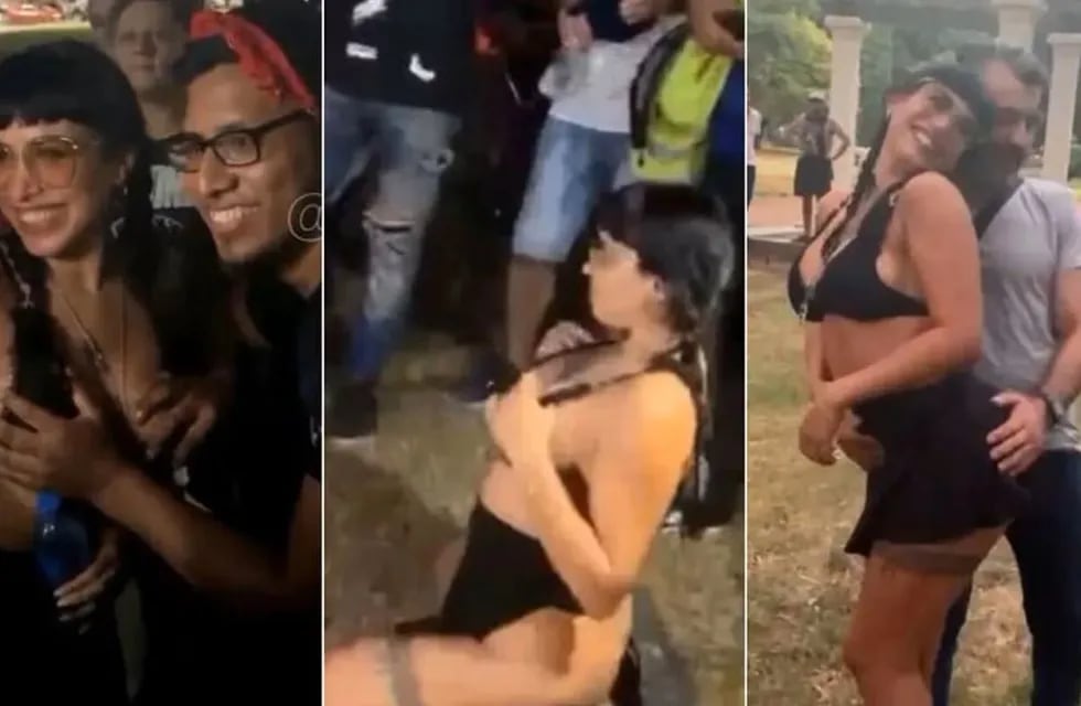Polémica por una influencer porno que se desnudó en un parque en Rosario y tuvo sexo con 3 seguidores. Foto: Telegram Jesy Fux