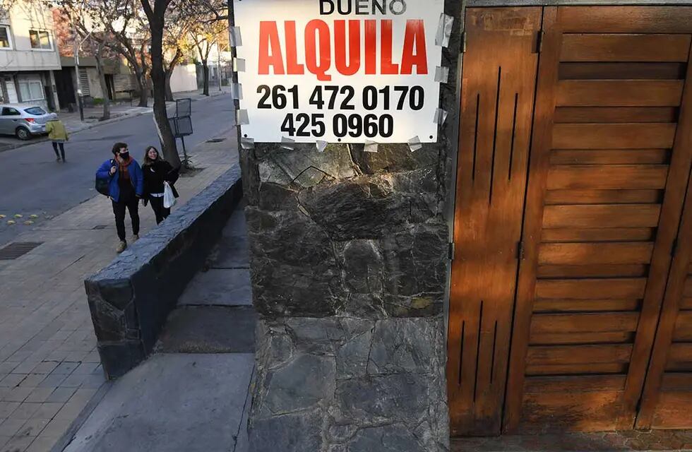 El alquiler de un departamento en Mendoza de 50m2 promedia los $29.325. - José Gutierrez / Los Andes
