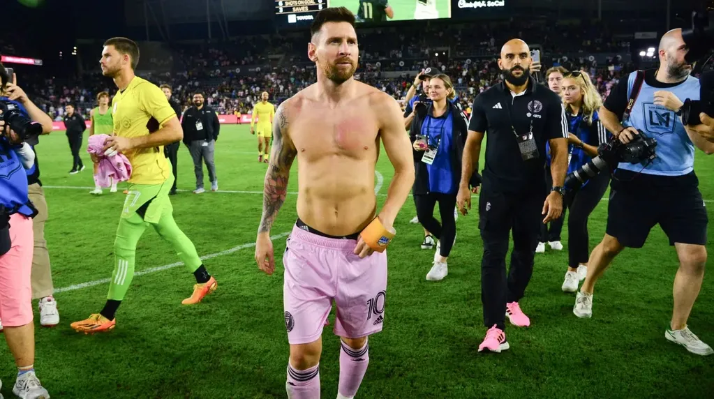 El preocupante episodio de Lionel Messi al finalizar el partido con Los Ángeles FC
