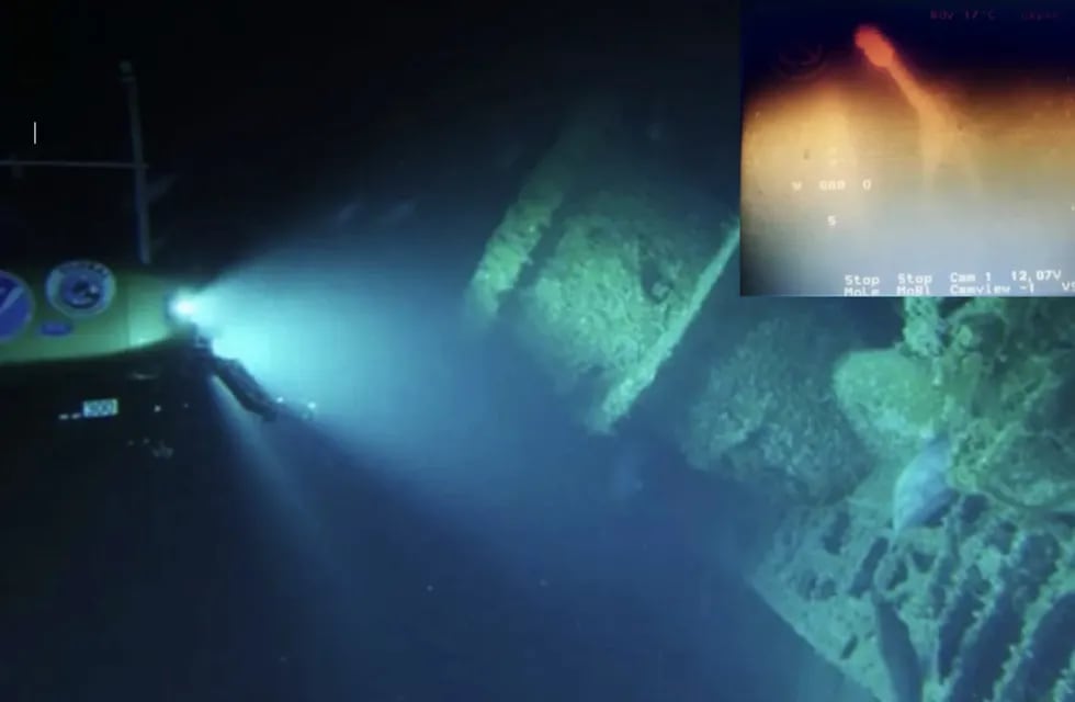 Descubren un submarino alemán en el mar argentino e investigan su perteneció a la flota nazi. / Foto: Eslabón Perdido