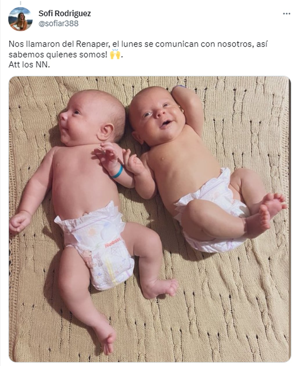 La historia de los gemelos “mezclados” se hizo viral - Twitter