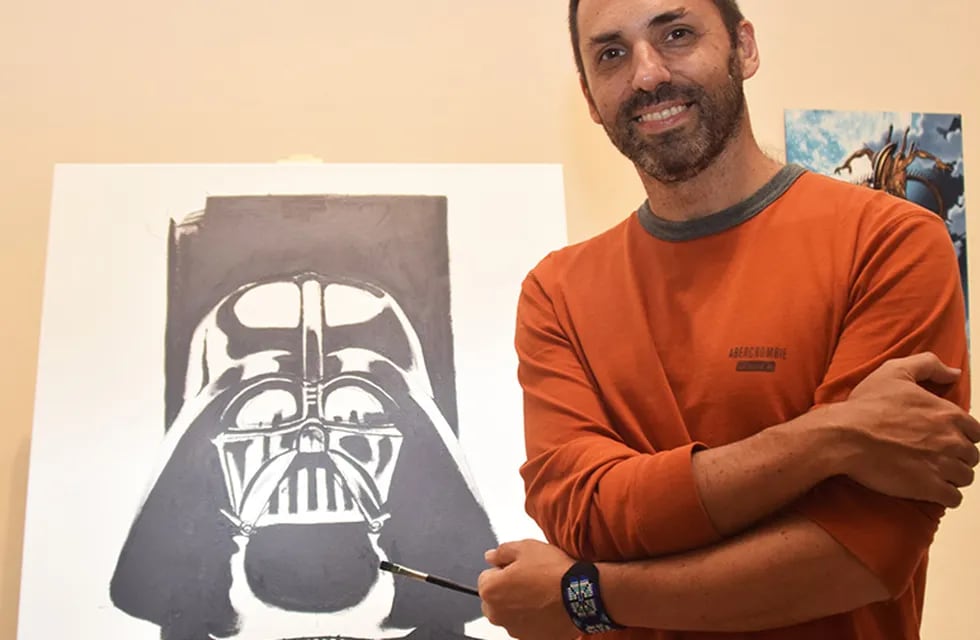 Lucas Marangon, ilustrador oficial de Star Wars para Disney América Latina.