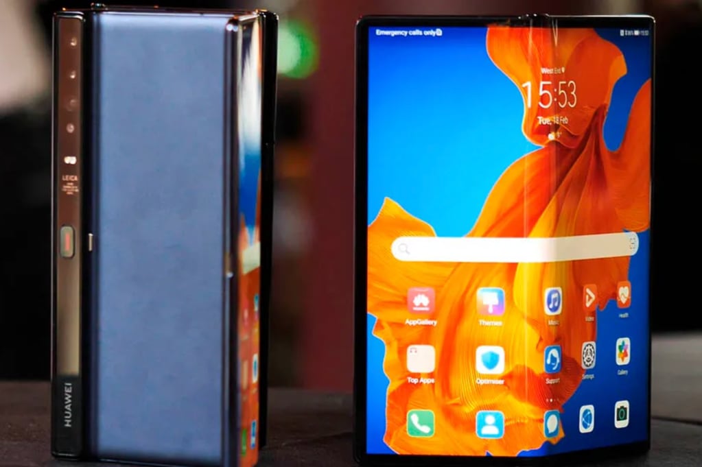 El Mate XS es el smartphone plegable de Huawei pero no se vende en Argentina.