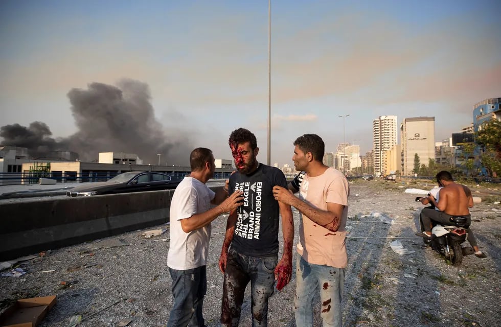 Explosión en Beirut, Líbano - AP
