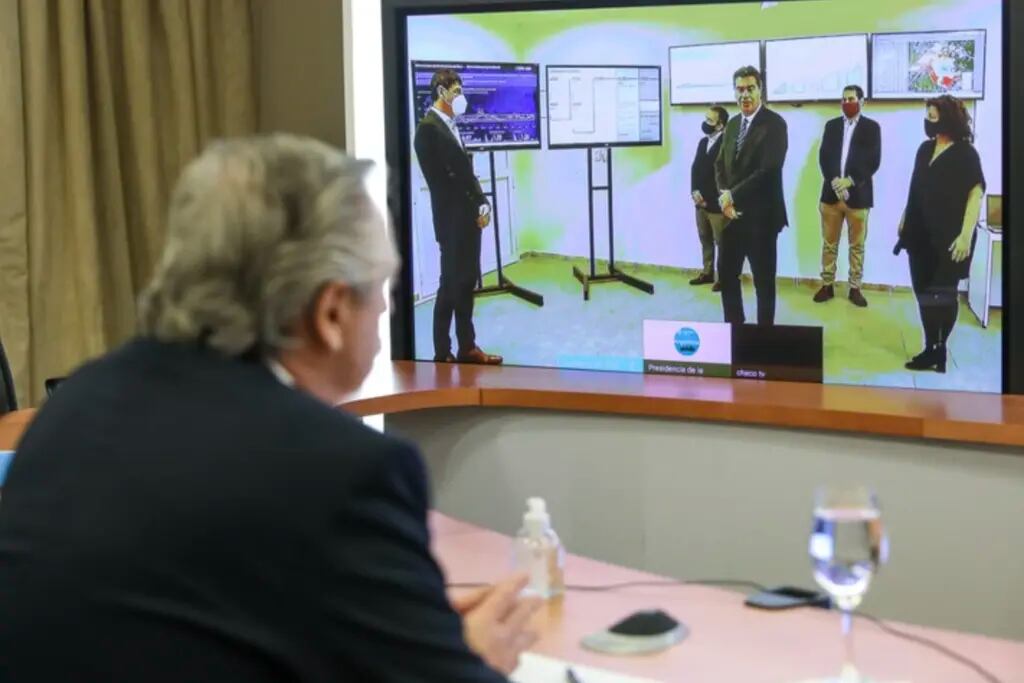 El presidente mantuvo una videollamada con el gobernador de Chaco