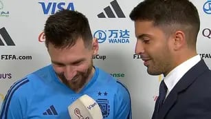 La emotiva reacción de Messi tras ver a sus hijos festejando su gol ante Australia